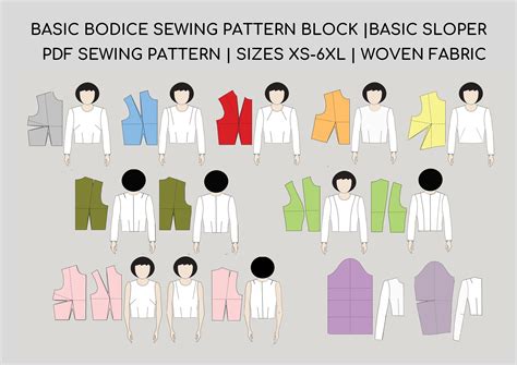 Image result for Sewing Bodice Block