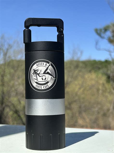 Queen B Vinyl Cafe X VSSL Travel Grinder - Queen B Vinyl Cafe