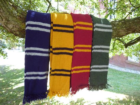 Harry Potter House Scarf Colors