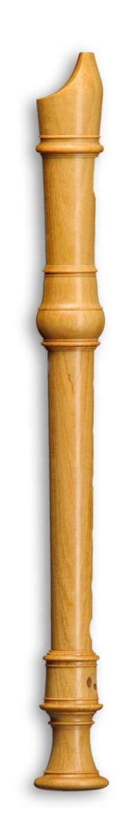 Denner-Edition soprano c'', satinwood , baroque double holes, 442 Hz (B ...
