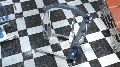 3D Patient Lift with Leg Holder model | 3D Molier International
