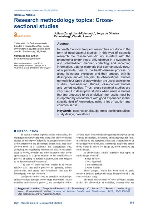 Image result for Cross-Sectional Research Example