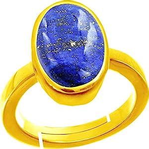 Rama & Mool Chand Trading 8.25 ratti lapiz Lapis Lazuli Panchdhaatu ...