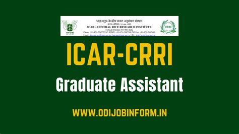 ICAR-CRRI Walk-in Interview 2026 - Apply for Graduate Assistant, Salary ...
