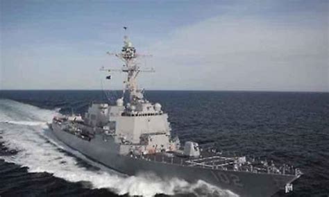 US guided-missile destroyer in S.Korea after Taiwan Strait transit