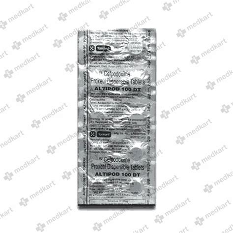 ALTIPOD 100 DT TABLET 10'S Price, Uses, Side Effects & Substitutes ...