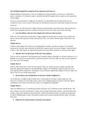 Image result for Signal Processing Interview