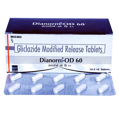 Dianorm-OD 60 Tablet | Uses, Side Effects, Price | Apollo Pharmacy