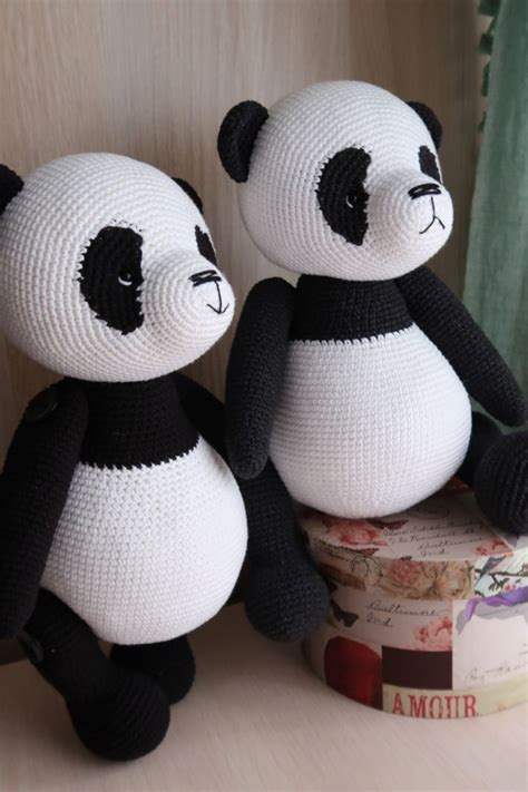 Image result for Crochet Panda Bear Tutorial