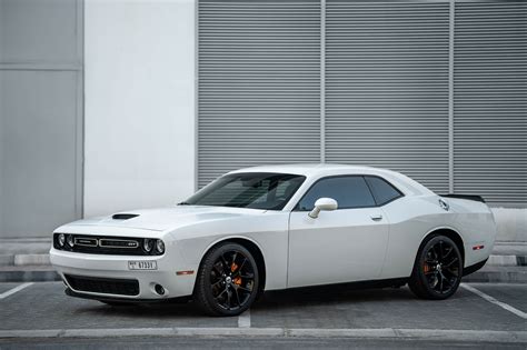 Rent Dodge Challenger White in Abu Dhabi- Sportscars - Octane.Rent