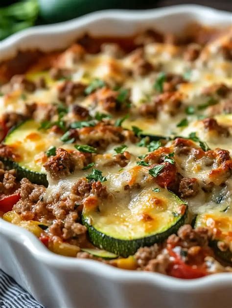 Better-Than-Expected Turkey Zucchini Casserole