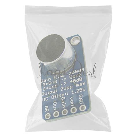 CALANDIS® Electret Microphone Amplifier Module Max9814 Agc Breakout ...