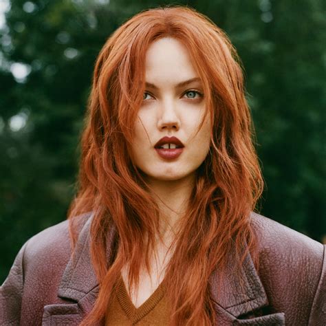 Natural Red Hair With Blonde Underneath