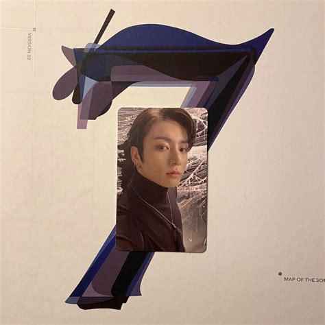 Jungkook Official Photocard BTS Map Of The Soul : 7 Version 2 Genuine Kpop | #2070016403