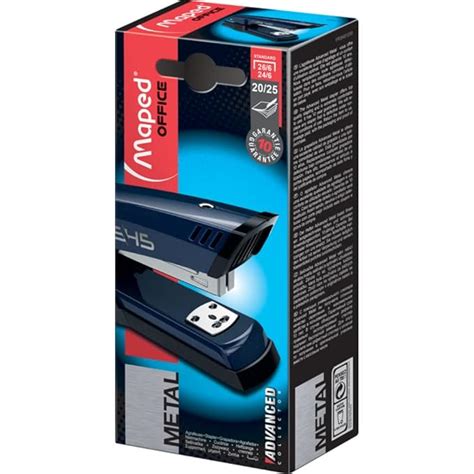Maped Stapler Advanced Metal Half Strip Blue 24/6-26/6 Box (Blue ...