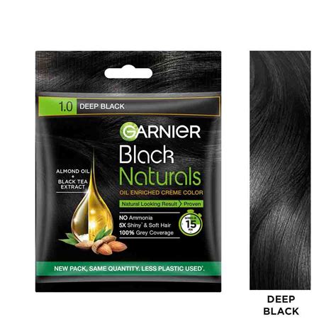 Deep Black Hair Color: Bold & Intense Shade | Garnier India