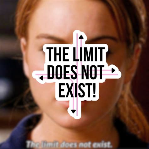 The Limit Does Not Exist! Sticker Waterproof - Etsy