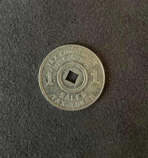 Mississippi Sales Tax Token, 1, Metal. - For Sale, Buy Now Online ...