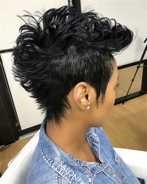 Black Short Mohawk Hairstyles