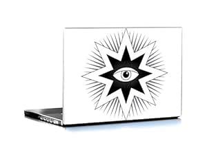 ISEE 360® Laptop Skin Cover Laminated Illuminati Eyes Sticker and Free ...