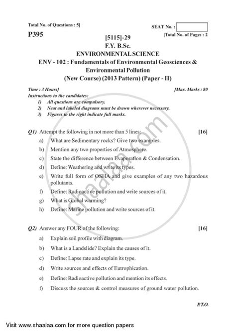 Fundamentals of Environmental Geosciences and Fundamentals of ...