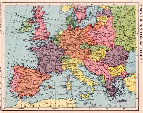Map Of Europe 1930