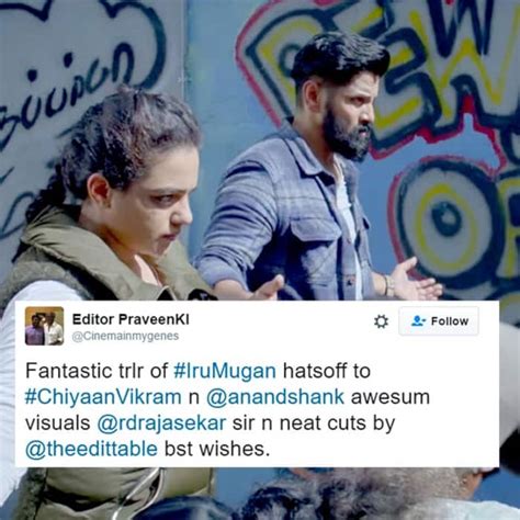 Vikram’s Iru Mugan trailer drives fan crazy, Twitter flooded with ...