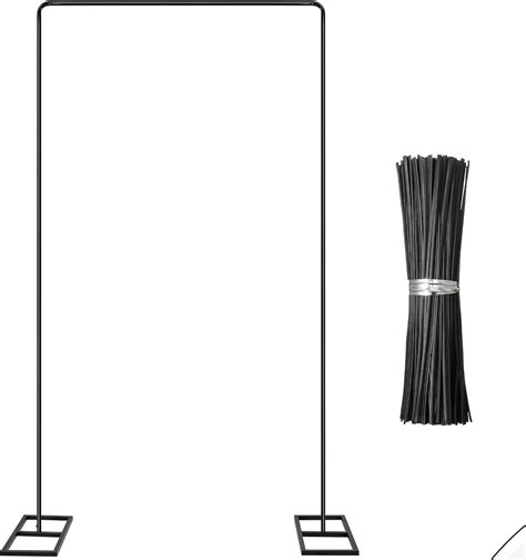 Buy Hotop Metal Garden Wedding Arch Easy Assembly Wedding Arch Stand ...