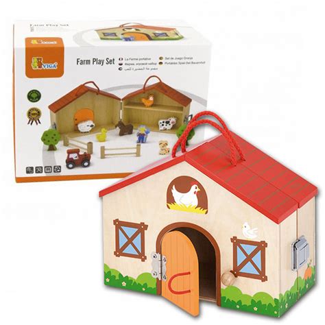 Drvene igračke Kućica Farma 51618 Viga 18893 | Volim svoj dom