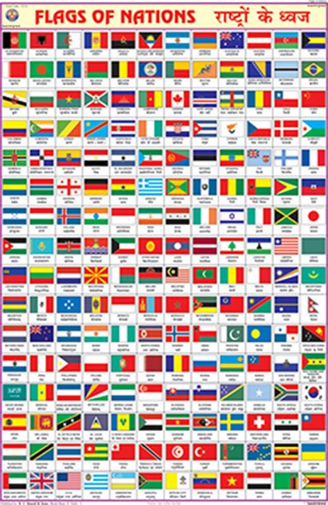 Buy CC14 | TeachingNest | Flags of Nations Chart (50x75cm) | Charts For ...