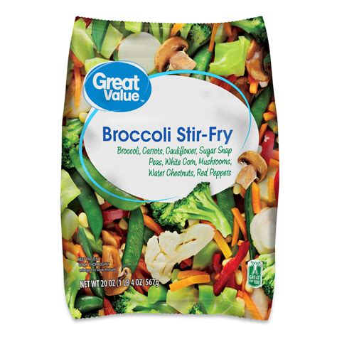 Buy Great Value Frozen Broccoli Stir Fry, Mixed Vegetables, 20 oz Bag ...