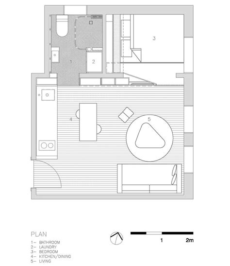 Minimalist Inner City Micro Apartment With Smart Functional Design ...