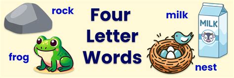 Four Letter Words | ABCmouse