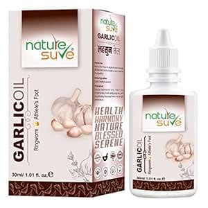 Nature Sure Garlic Oil for Ringworm and Athlete's Foot in Men & Women ...