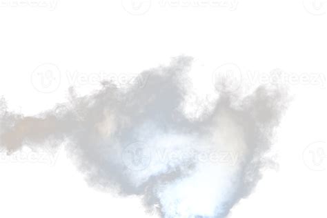 Dense Fluffy Puffs of White Smoke and Fog on transparent png Background ...