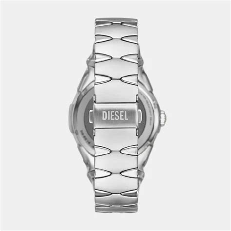 Diesel D-Sruptor Quartz Silver Dial Analog Stainless Steel Men Watch D ...