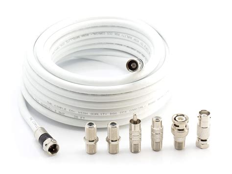Buy Digital Coaxial Cable Kit with Universal Ends -RG6 Coax Cable and ...