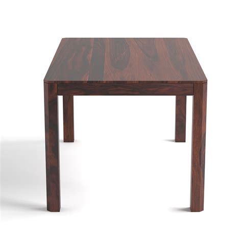 Ruby Sheesham Wood Six Seater Dining Table in Rosewood Finish– WOODPEEL ...