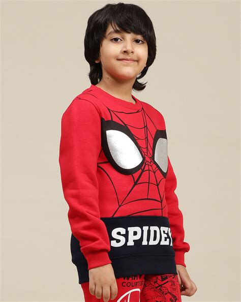 Spiderman Regular Fit Sweatshirt For Boys – Kidsville