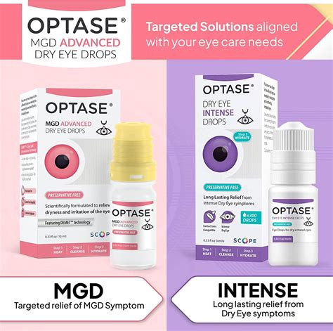 OPTASE MGD Advanced Dry Eye Drops - Preservative Free | Artificial Tears for MGD Symptoms ...