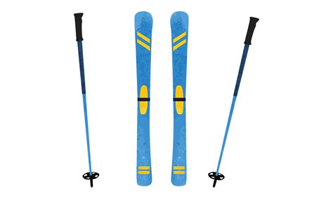 Pair Of Skis Clipart