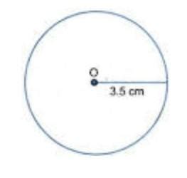 draw a circle of radious 3.5cm - Brainly.in