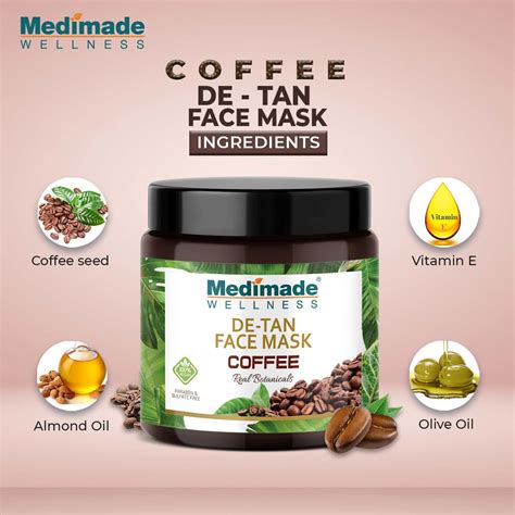 Buy MEDIMADE COFFEE DE-TAN FACE MASK - 100 GM Online & Get Upto 60% OFF ...