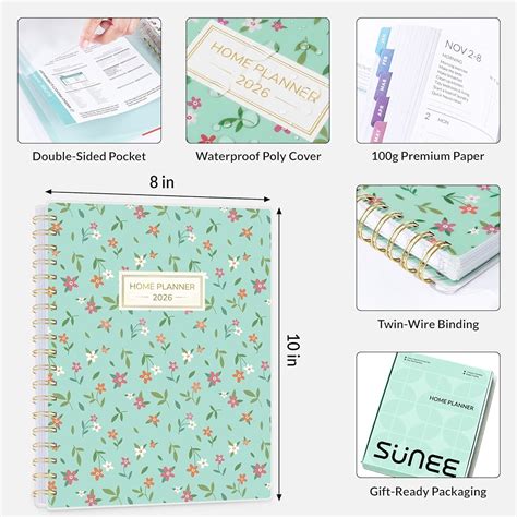 SUNEE Home Planner 2026, Work from Home Planner India | Ubuy
