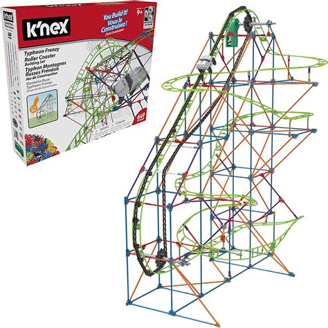 K'NEX Typhoon Frenzy Roller Coaster Building Set | Shopee Malaysia