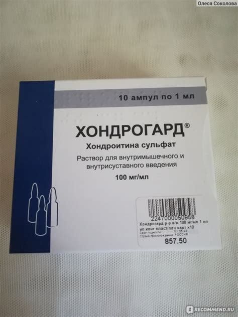 Хондропротектор ЗАО "ФармФирма"Сотекс" Хондрогард - «Препарат просто ...