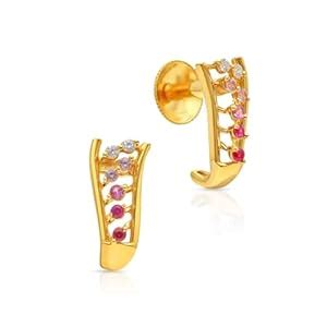 Malabar Gold & Diamonds 22k Gold Earrings for Women |22 kt (916) BIS ...