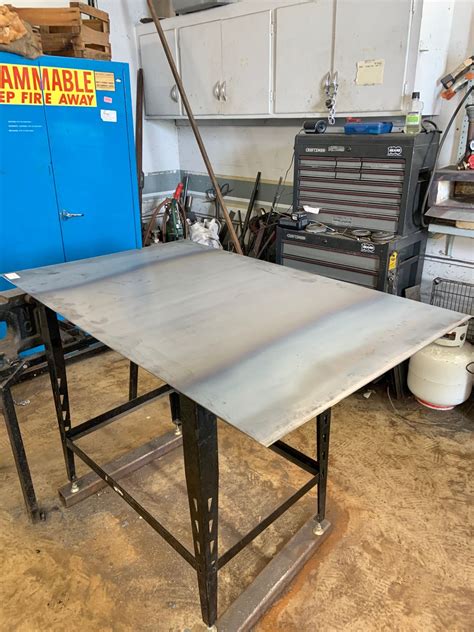 Time to start something new! I started with 16 gauge sheet steel 36x48 ...