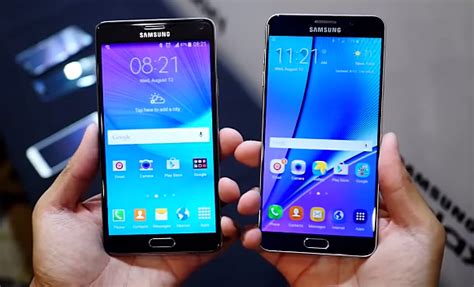 Galaxy Note 5 vs Note 4 的图像结果