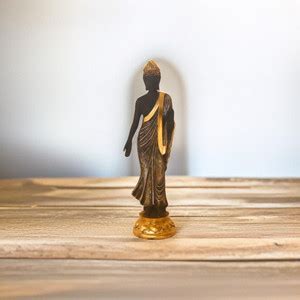 BECKON VENTURE Fengshui Peaceful Buddha Idol Showpiece Statue Center ...